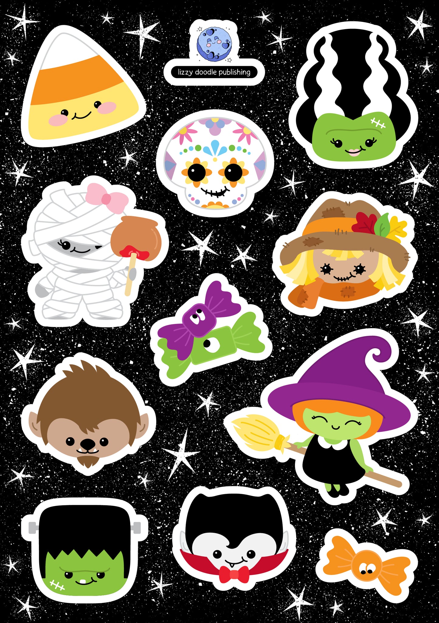 Happy Halloween Haunts Sticker Sheet
