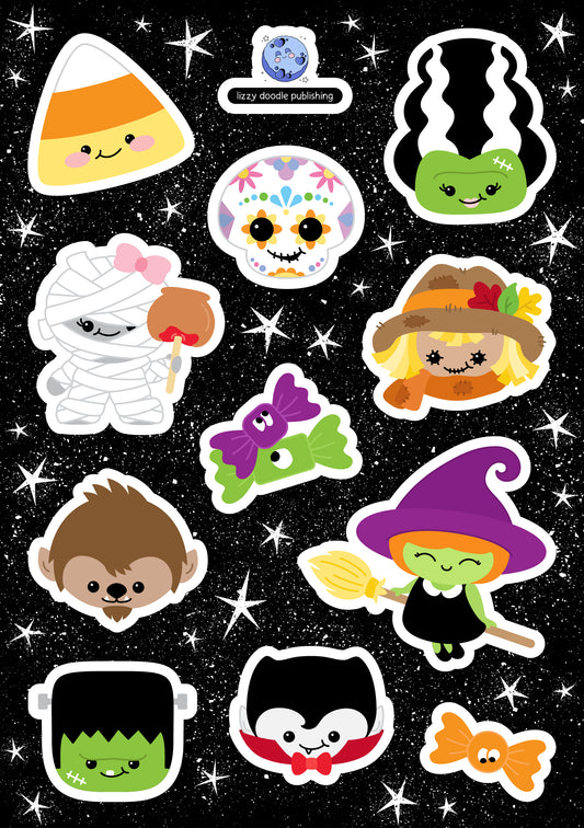 Happy Halloween Haunts Sticker Sheet