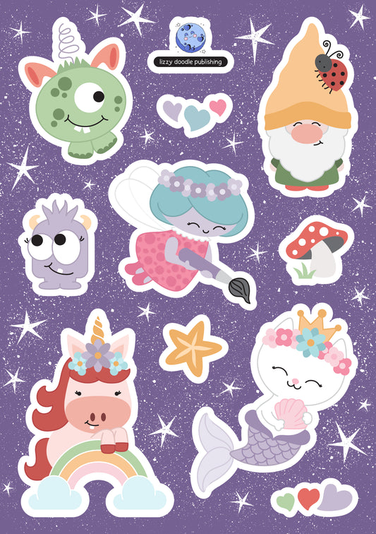 Mythical Creatures Sticker Sheet